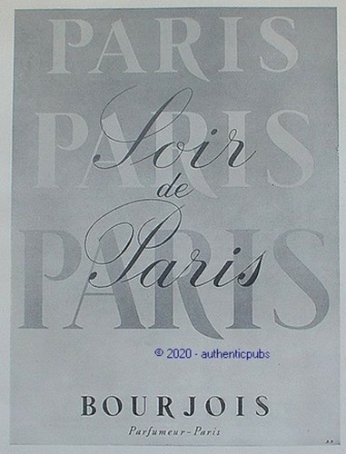 Publicite bourjois parfum soir - publicite,