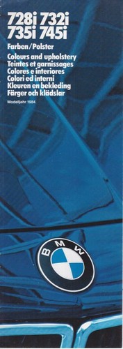 Catalogue brochure bmw 728i - brochure,