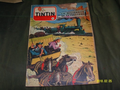 Tintin 311 octobre 1954 - tintin, du