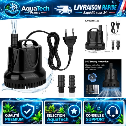 Pompe eau submersible aquarium