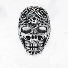 BAGUE TETE DE MORT CHEVALIERE