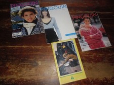 A VOIR !! LOT 4 ANCIENS CATALOGUES TRICOTS " PINGOUIN "