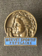 Sport : brevet sportif populaire - 3eme échelon - années 40 - numéroté