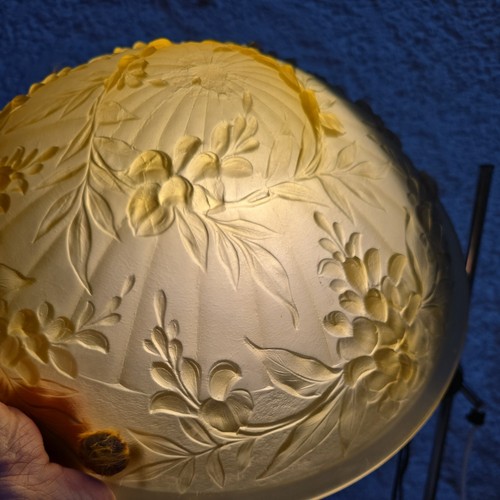 Vasque suspension deco floral