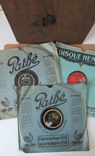 Lot disques vinyles 78 - lot, 3