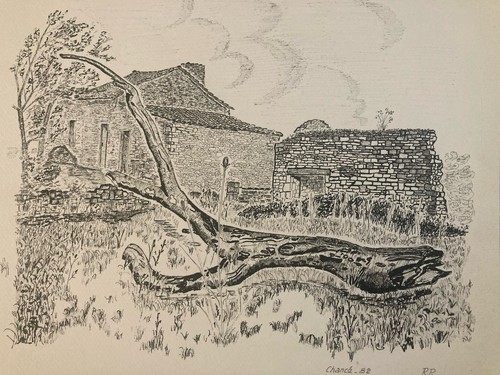 Très beau dessin - encre, lavis