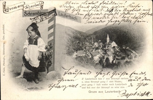 Fille costume traditionnel - en,