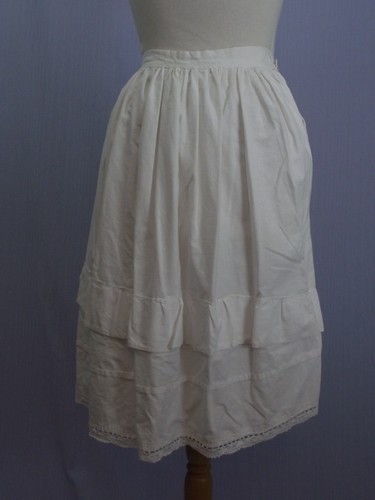 Jupon court coton - en, blanc