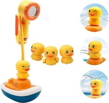 Jouet de bain pour bébé, canard jaune, Jouet d'arrosage électrique