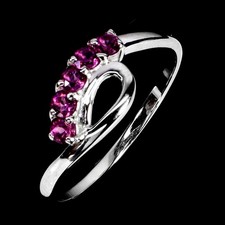 925 Bague en Argent Rond