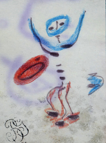 Dessin couleur surréaliste - , et