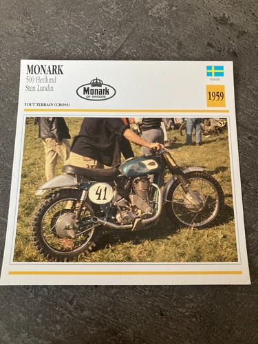 Carte fiche moto collection - fiche,