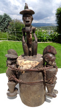 Figure de pouvoir  BUTI  TEKE  54 cm   Art Africain