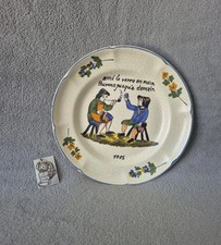 Assiette en faïence St