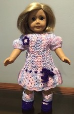 Handmade Crochet 18” Doll