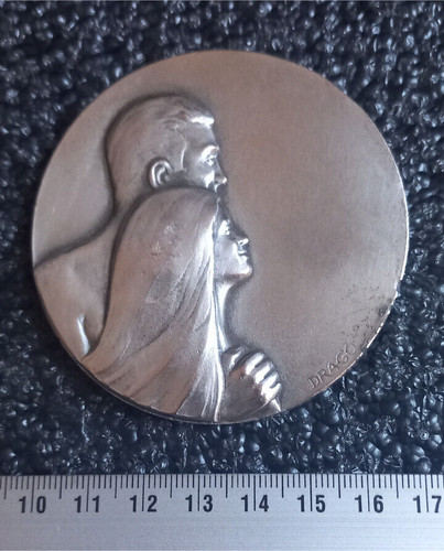 Médaille bronze argenté - 5#,