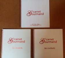 3 Livres : Carnet Gourmand Les