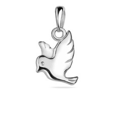 Pendentif colombe en argent