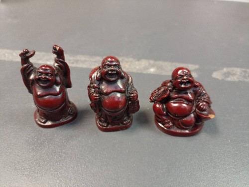 Lot petit bouddha marron - bouddha,