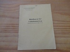vers 1950 (non daté ) brochure relative à la mitrailleuse 12,7 Browing 50 M 2