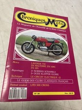 Chroniques Moto N° 10 1989 Laverda 750 FN 285 DS Malterre 250 AMC Lito 500