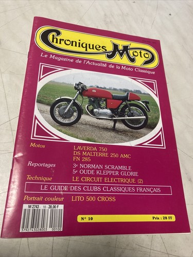 Chroniques moto 10 1989 - n°,