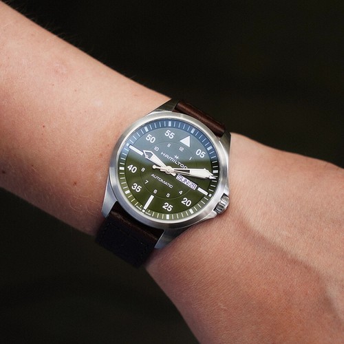 Hamilton khaki aviation pilot - hamilton,