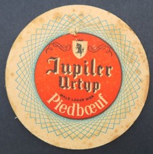 Ancien Sous-bock bière JUPILER Piedboeuf beermat coaster Bierdeckel 13