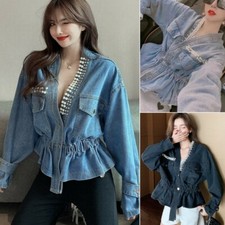 Femme Manteau Veste Courte