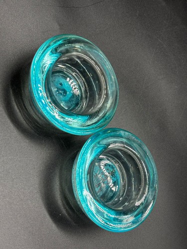 Ancien bougeoir verre - en,