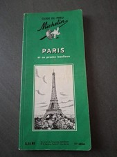 Guide MICHELIN  Paris 1960