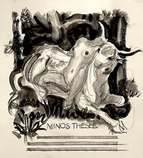 Albert Decaris encre sur