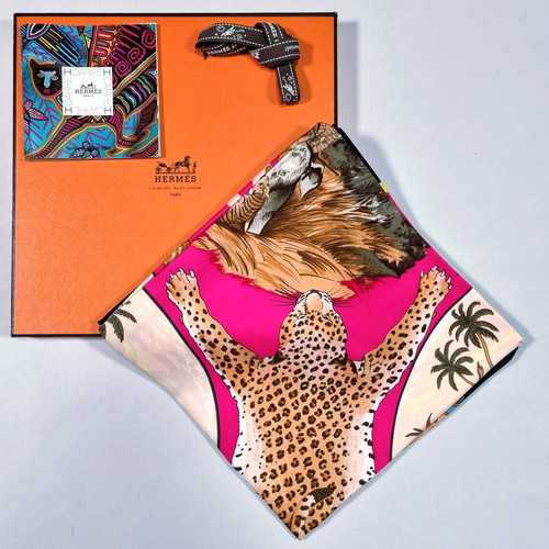Rare vintage foulard soie - foulard,