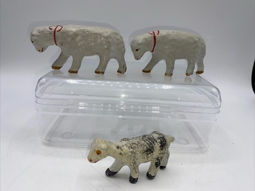 Santon creche moutons bon - santon,