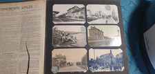 Lot de 500 CPA Carte postale dans Album Entrée village port gare fantaisie etc..