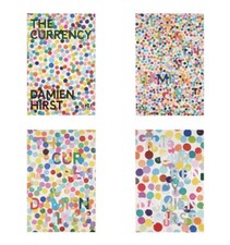 Lot de 4 affiches d'art neuves britanniques Damien Hirst Print "The Currency"...