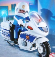 Playmobil -- Pièce de rechange -- Moto police 4262  --