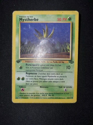 Carte pokémon mystherbe - carte,