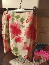 CACHAREL JUPE été coton doublée T44 (made in france)