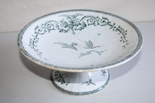 Compotier haut en faïence de