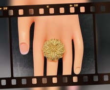 Bague Orientale En Plaqué Or