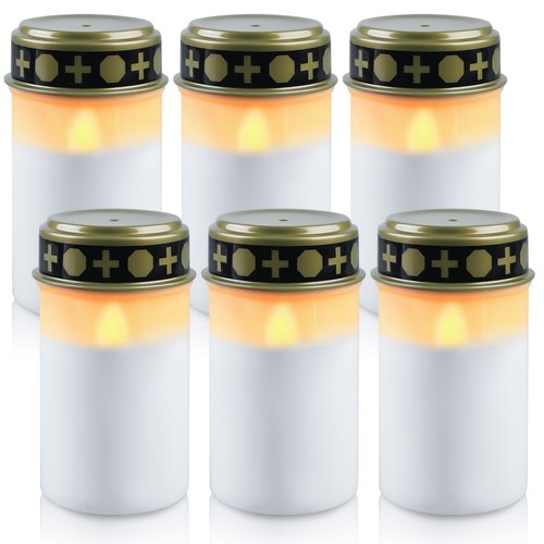 Lot bougies funéraires - 6,