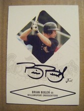 BRIAN BIXLER signed PIRATES NATIONALS ASTROS 2004 Just Minors baseball card AUTO