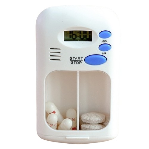 Pilulier portable minuterie - pilulier,