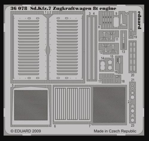 Eduard 36078 photodecoupe - eduard, sd