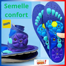 Semelles Orthopédiques Massage Magnétique Acupression Pied Relaxation