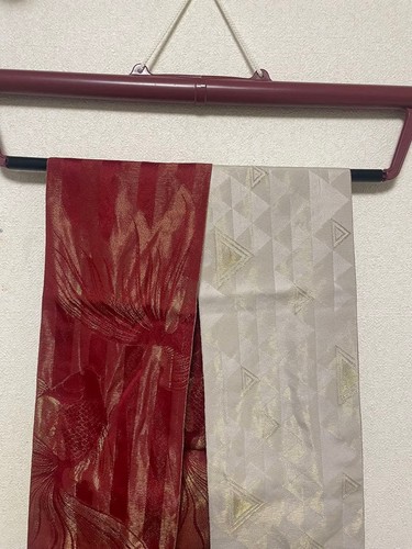 Kimono japonais poisson - , rouge