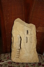 Sculpture pierre lampe - en,