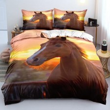 Housse de Couette Football Parure de Lit Enfants Housse de Couette en Microfi...