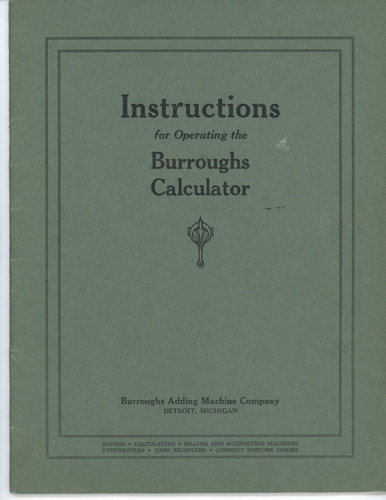 1941 burroughs calculator - burroughs,